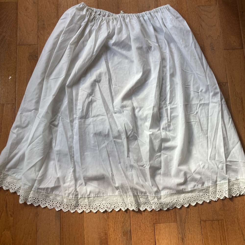 Handmade pillowcase drawstring cotton skirt